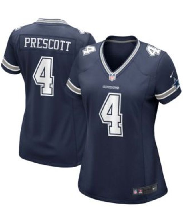 Nike Women's Dak Prescott Gray Dallas Cowboys Inverted Legend Jersey