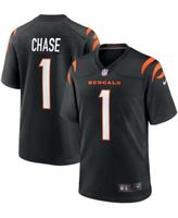 Men's Nike Ja'Marr Chase Black Cincinnati Bengals 2021 NFL Draft First  Round Pick Game Jersey 