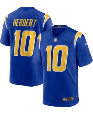 Men's Nike Justin Herbert Powder Blue Los Angeles Chargers Vapor Elite  Player Jersey