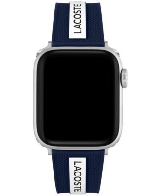 Striping Blue & White Silicone Strap for Apple Watch® 38mm/40mm