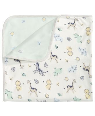 Baby Boys Cotton Safari Blanket, Created for Macy's