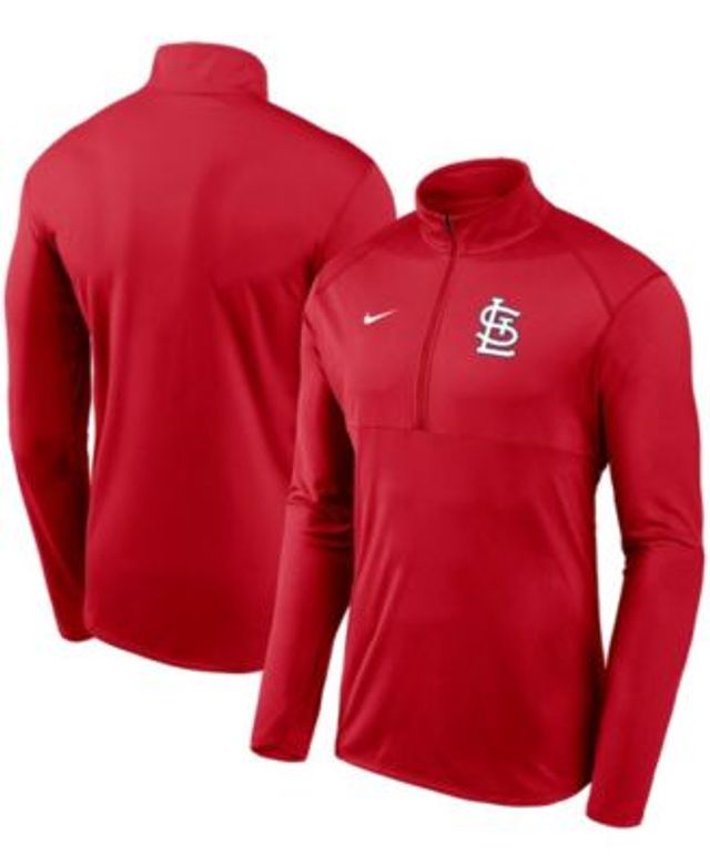 Profile Men's Red, Heather Gray St. Louis Cardinals Big and Tall Raglan  Full-Zip Track Jacket
