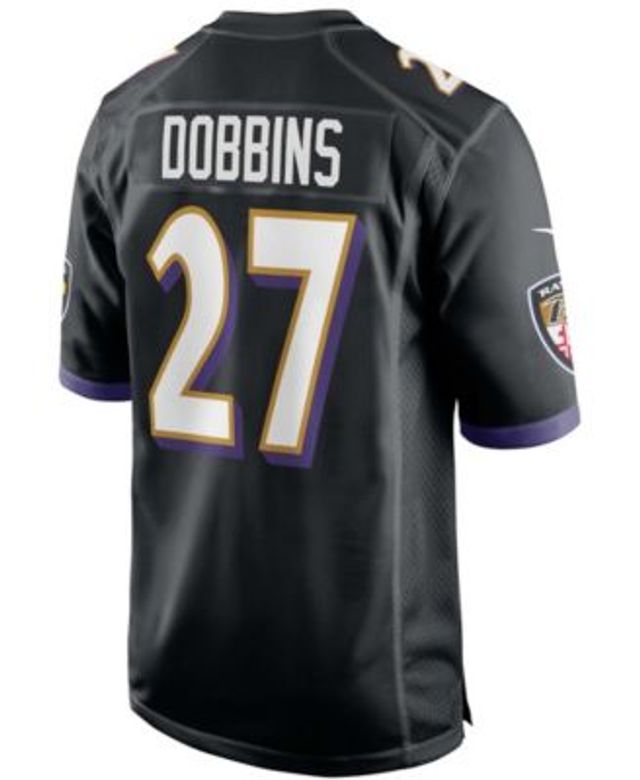 Men's Nike J.K. Dobbins White Baltimore Ravens Away Game Player Jersey