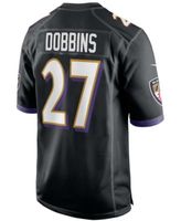 Nike Men's J.K. Dobbins Black Baltimore Ravens Game Jersey - Macy's