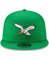 Men's New Era Black Philadelphia Eagles Classic 9FIFTY Trucker Snapback Hat