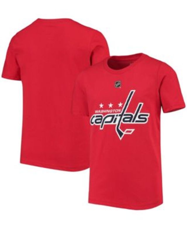 Levelwear Washington Capitals Name & Number T-Shirt - Ovechkin - Youth - Red - Washington Capitals - XL