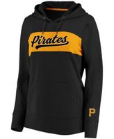 Touch Women's Black Pittsburgh Pirates Pre-Game Raglan Pullover Hoodie