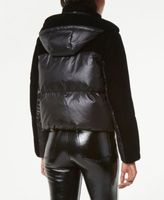 andrew marc velvet block down filled puffer coat