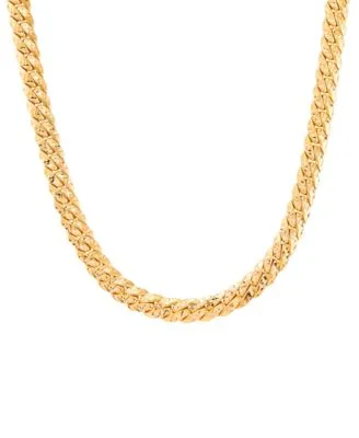 Curb Link 22" Chain Necklace in 10k Gold