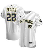 Nike Men's Milwaukee Brewers Navy Alternate Replica Team Jersey