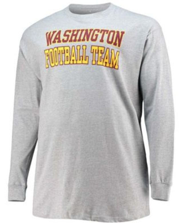 Men's Fanatics Branded Heathered Gray Minnesota Vikings Big & Tall Practice Long Sleeve T-Shirt