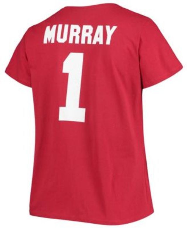 Fanatics Women's Branded Kyler Murray Cardinal Arizona Cardinals Player  Icon Name and Number V-Neck T-shirt