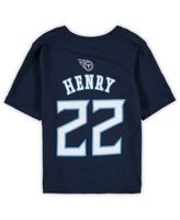 Youth Tennessee Titans Derrick Henry Navy Mainliner Player Name