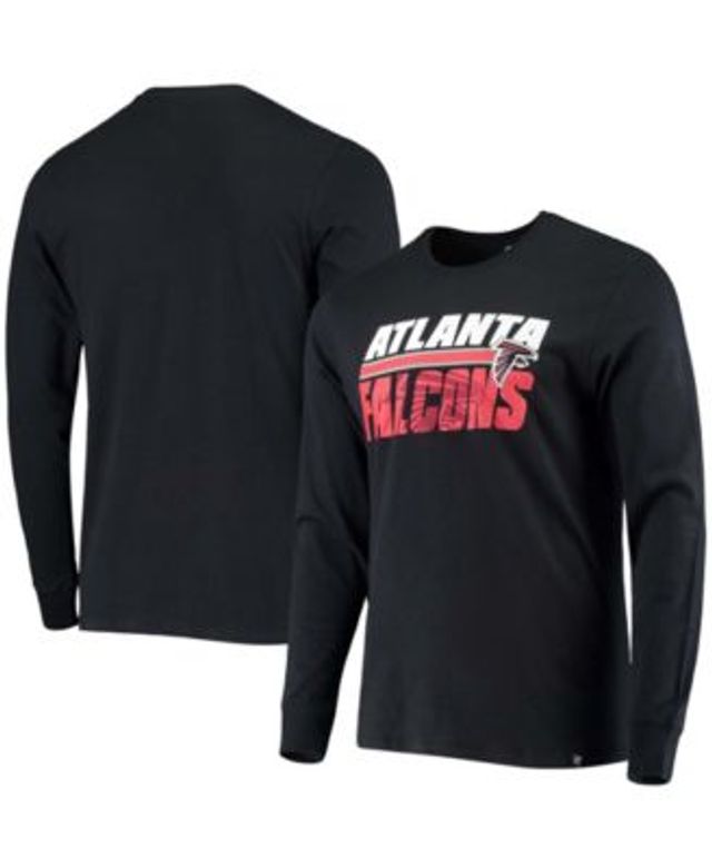 Refried Apparel Men's Black, Red Atlanta Falcons Upcycled Split T-Shirt Black,Red