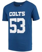 Outerstuff Youth Boys Darius Leonard Royal Indianapolis Colts Mainliner  Name Number T-shirt