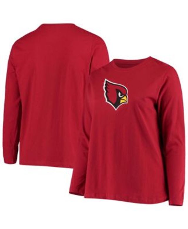 Women's Tommy Hilfiger Cardinal Arizona Cardinals Justine Long Sleeve Tunic T-Shirt Size: Extra Large