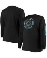 Men's Fanatics Branded Black Miami Dolphins Big & Tall Color Pop