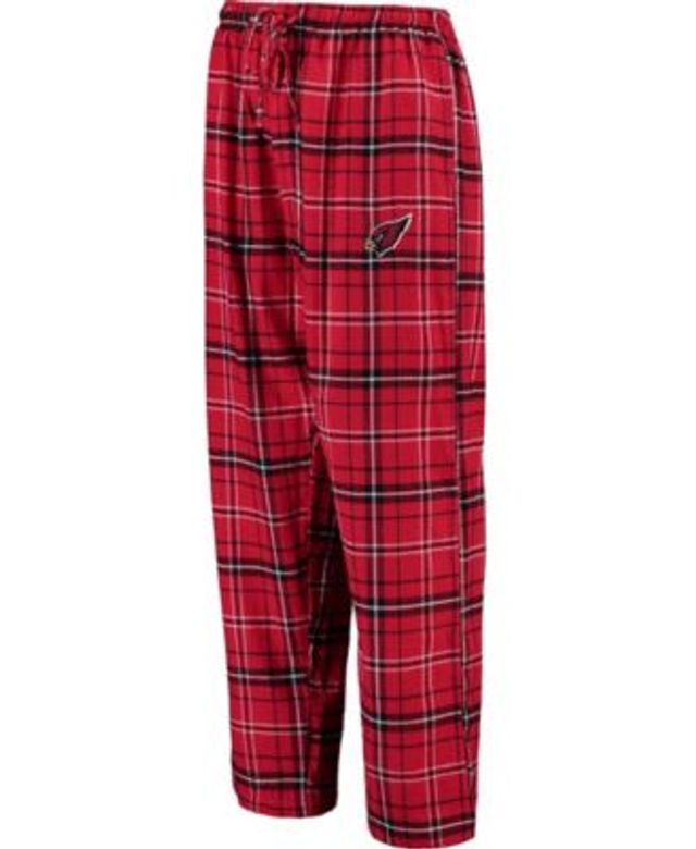 Men's Concepts Sport Black/Cardinal Arizona Cardinals Meter Long Sleeve T- Shirt & Pants Sleep Set