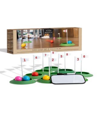 9-hole Portable Custom Mini Golf Course Set, 24 Pieces