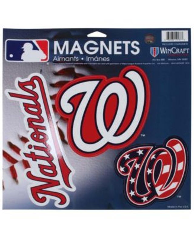 Wincraft Navy Blue, Red Washington Nationals 5 x 9 Magnet, Pack of 2