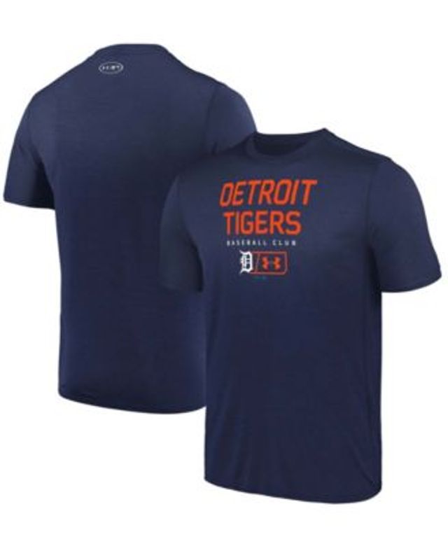 Men's Detroit Tigers Under Armour Navy Team Core Performance T-Shirt