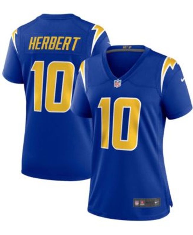 Nike Women's Justin Herbert Gold Los Angeles Chargers Inverted Legend Jersey