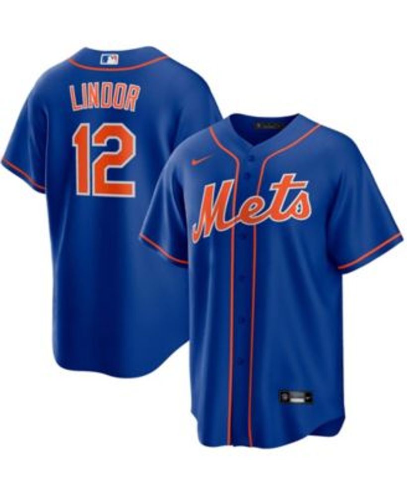 Men's New York Mets Francisco Lindor Nike Black 2022 Alternate Replica  Player Jersey
