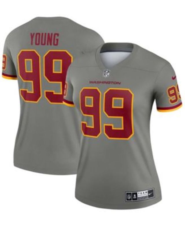 Men's Nike Chase Young Black Washington Commanders Alternate Game Player  Jersey