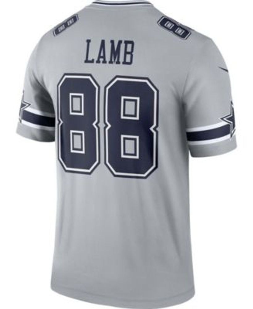 Men's Nike CeeDee Lamb White Dallas Cowboys 2nd Alternate Legend Jersey, Size: 2XL