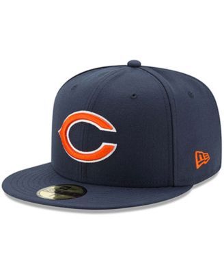 Men's New Era White Chicago Bears Primary Logo Omaha 59FIFTY