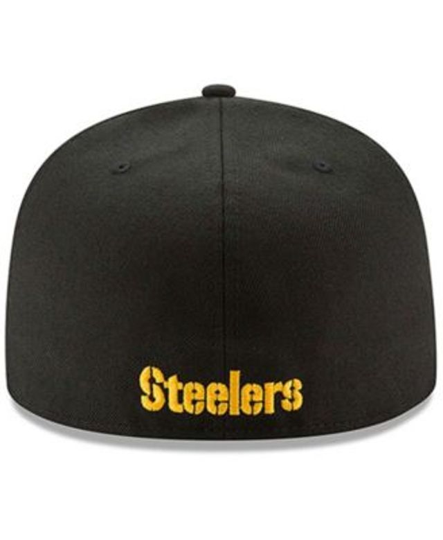 Men's New Era Gold Pittsburgh Steelers Omaha Low Profile 59FIFTY