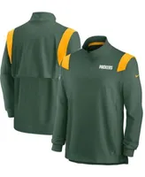 Nike Men's Green Bay Packers Sideline Coaches Short Sleeve Jacket - Green - L (Large)