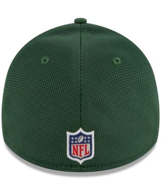 New Era Men's Green/Black Green Bay Packers 2021 NFL Sideline Road 39THIRTY Flex Hat