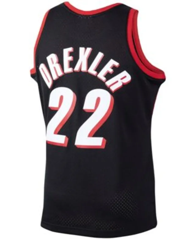 Men's Mitchell & Ness Rasheed Wallace Black Portland Trail Blazers 1999/00 Hardwood Classics Marble Swingman Jersey