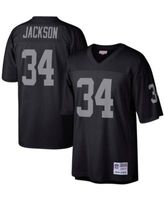 Men's Mitchell & Ness Bo Jackson Black/Silver Las Vegas Raiders Retired Player Graphic Tank Top Size: Small