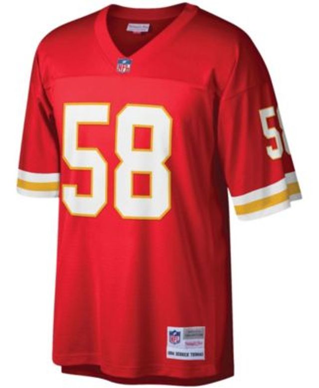 Men's Mitchell & Ness Derrick Thomas White/Red AFC 1995 Pro Bowl Authentic Jersey