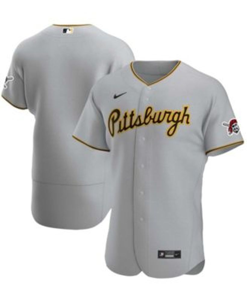 Nike Men's Gray Pittsburgh Pirates Road Authentic Team Jersey