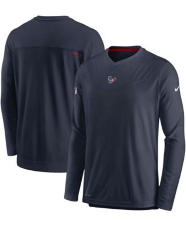 Men's Nike College Navy Seattle Seahawks Sideline Lockup Performance Long  Sleeve T-Shirt