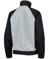 Women's Starter White/Black Las Vegas Raiders Overtime Raglan Full-Zip Track Jacket