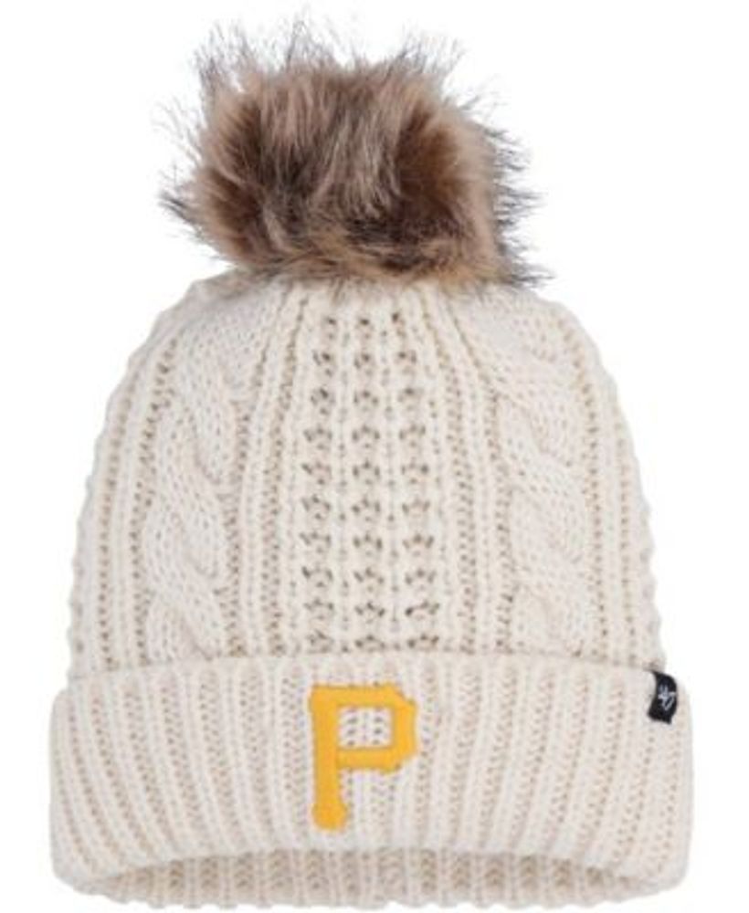 Kansas City Royals '47 Women's Meeko Cuffed Knit Hat with Pom - Cream