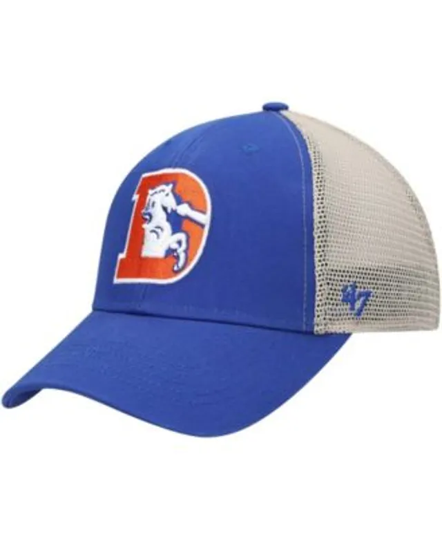 Men's New Era Royal Denver Broncos Throwback 9FIFTY Adjustable Snapback Hat