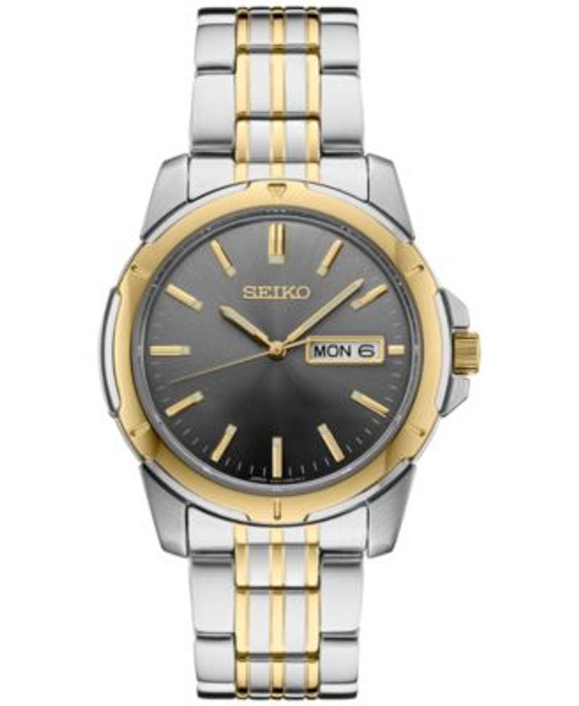 Seiko Men's Essentials Two-Tone Stainless Steel Bracelet Watch 39mm |  Dulles Town Center