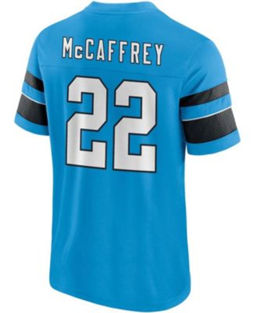 Nike Men's Christian McCaffrey Black Carolina Panthers Name and Number T- shirt