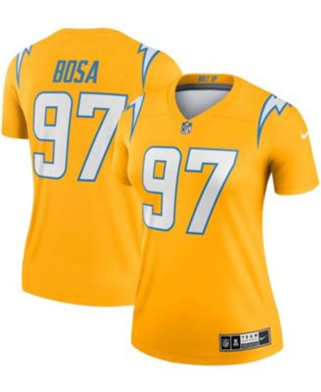 Youth Nike Joey Bosa Gold Los Angeles Chargers Inverted Game Jersey