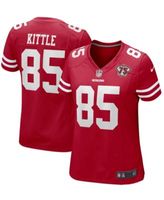 Nike Women's Nike George Kittle Gray San Francisco 49ers Atmosphere Fashion  Game Jersey