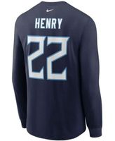 Men's Nike Derrick Henry White Tennessee Titans Name & Number T