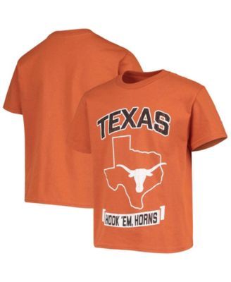 Youth Texas Orange Longhorns Strong Mascot T-shirt