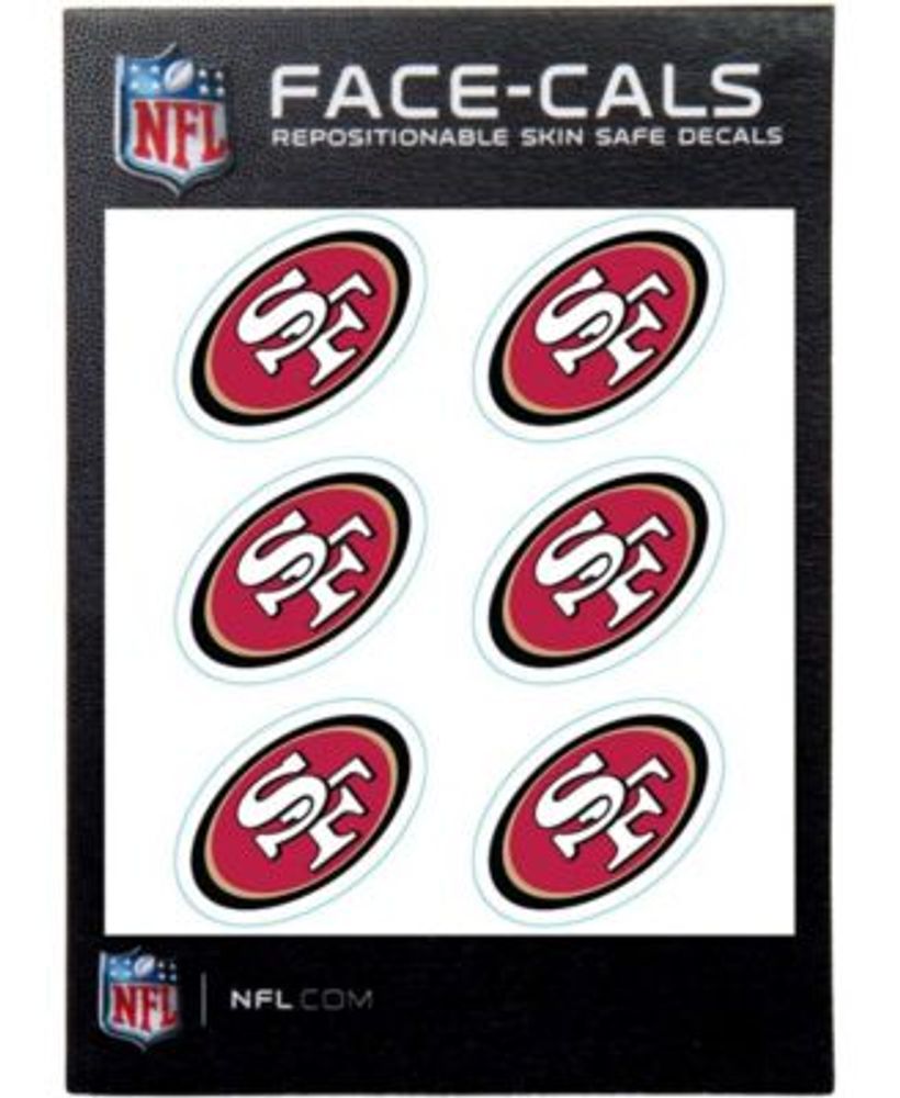 Stockdale Multi San Francisco 49ers 6-Pack Mini-Cals Face Decals