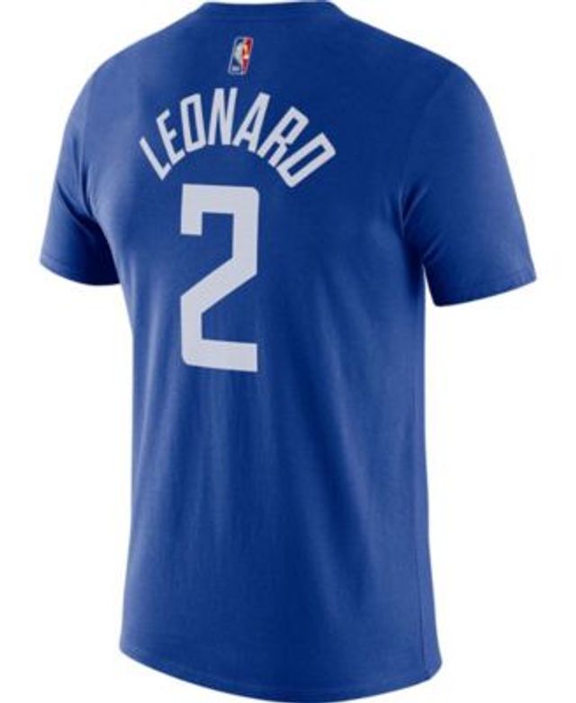 Kawhi Leonard La Clippers Nike Women's Name & Number Performance T-Shirt - Royal