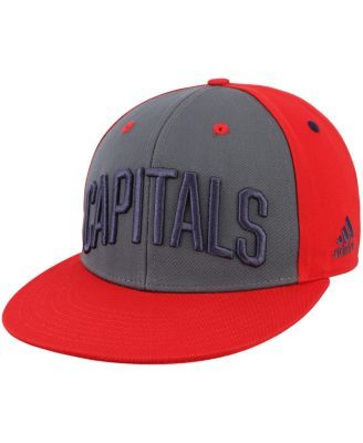 Men's Adidas Red Washington Capitals Circle Logo Flex Hat Size: Medium/Large